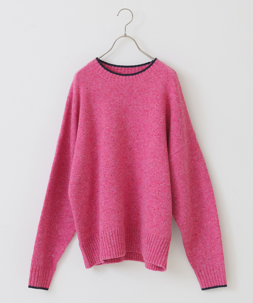 d*n様 Spick and Span 24AW ロゴ インターシャニット 追加2WEB限定》ロゴインターシャニット（ニット/セーター