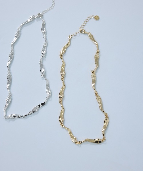 VIS(ビス)の「ニュアンスメタルパーツネックレス(ネックレス・レディース・シルバー/ゴールド・FREE)」の11枚目の写真