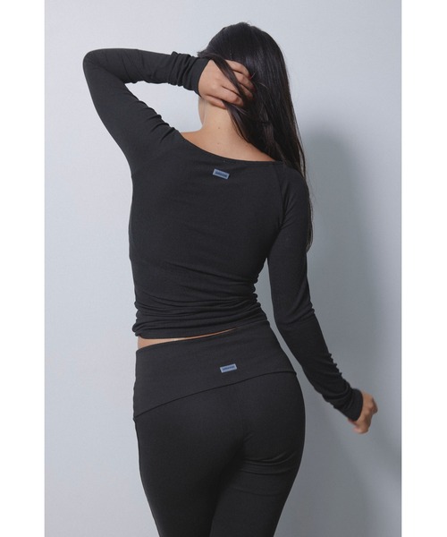 トップス ALEXIA STAM Wellness Square Neck Rib Top Wellness Square Neck Rib Top | ALEXIA STAM