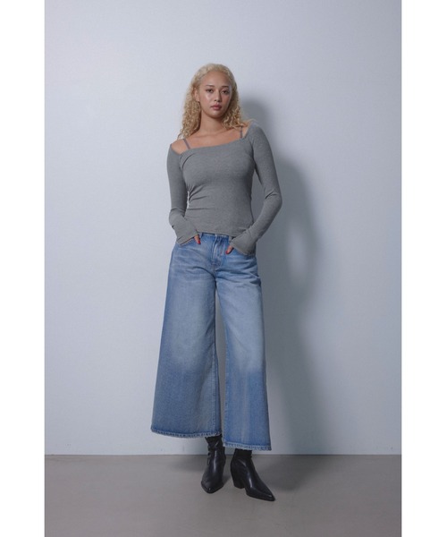 トップス ALEXIA STAM Wellness Square Neck Rib Top Wellness Square Neck Rib Top | ALEXIA STAM