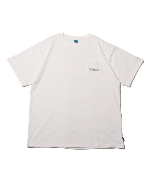 WIND AND SEA（ウィンダンシー）の「Reebok x atmos x WIND AND SEA S/S POCKET TEE / リーボック x アトモス x ウィンド アンド シー S/S ポケット TEE 【SP】（Tシャツ/カットソー・メンズ・ホワイト/ブラック・S/M/XL/L）」の3枚目の写真