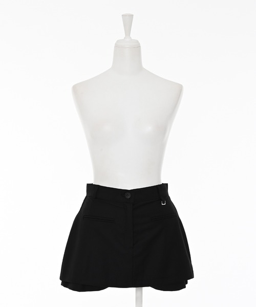 Narcissus(ナルシス)の「キュロットスカート/スカパン/ミニスカート(スカート・レディース・ブラック/チャコール・FREE)」の10枚目の写真