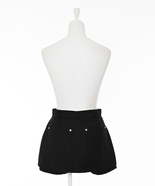 Narcissus(ナルシス)の「キュロットスカート/スカパン/ミニスカート(スカート・レディース・ブラック/チャコール・FREE)」の12枚目の写真