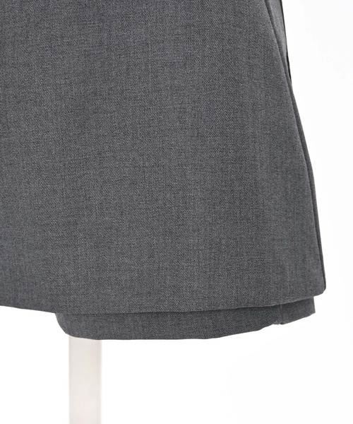 Narcissus(ナルシス)の「キュロットスカート/スカパン/ミニスカート(スカート・レディース・ブラック/チャコール・FREE)」の18枚目の写真