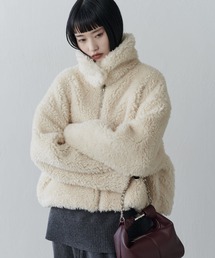 Lui's | ドローコード付きフェイクファーボアブルゾン(ブルゾン)