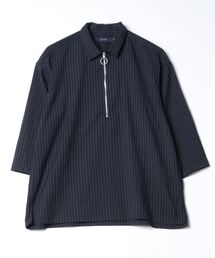RAGEBLUE（レイジブルー）の「ストライプ柄7分袖シャツ（シャツ/ブラウス）」