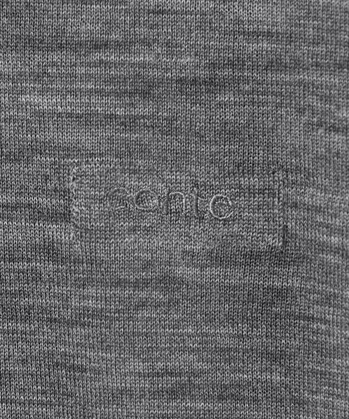 conte（コンテ）の「＜conte＞シアー Vネックニット（ニット/セーター・レディース・ネイビー/ライム/グレー系/ベージュ・FREE）」の14枚目の写真