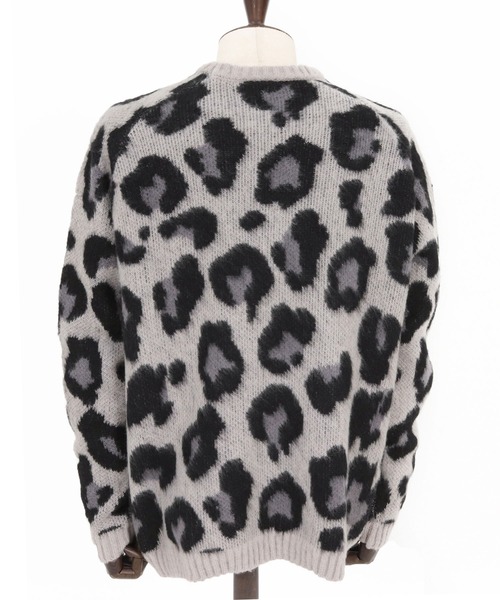 CAMBIO(カンビオ)の「mn3190-Leopard Short Shaggy Crew Neck Knit Pullover ニット(CMP-252-009)(ニット/セーター・メンズ・ベージュ/チャコール・S/M/L)」の17枚目の写真