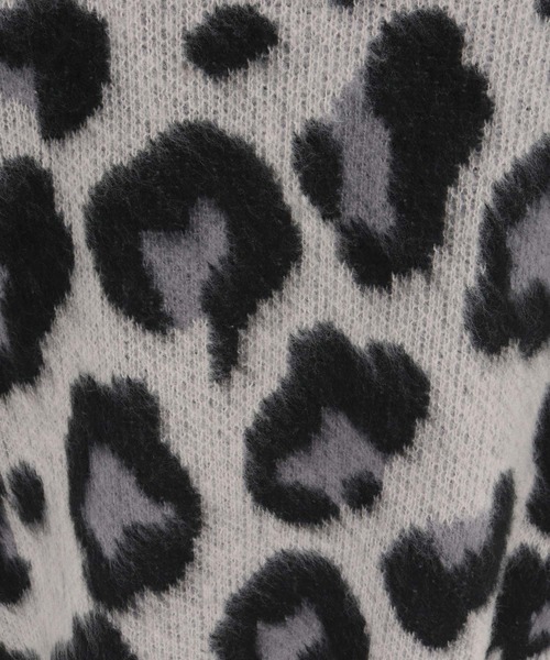 CAMBIO(カンビオ)の「mn3190-Leopard Short Shaggy Crew Neck Knit Pullover ニット(CMP-252-009)(ニット/セーター・メンズ・ベージュ/チャコール・S/M/L)」の21枚目の写真