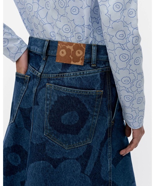 marimekko（マリメッコ）の「【ノベルティ付】《Maridenim》 Suoritus Uni / skirt（デニムスカート・レディース・ネイビー・38/36/34/32/42/40）」の10枚目の写真