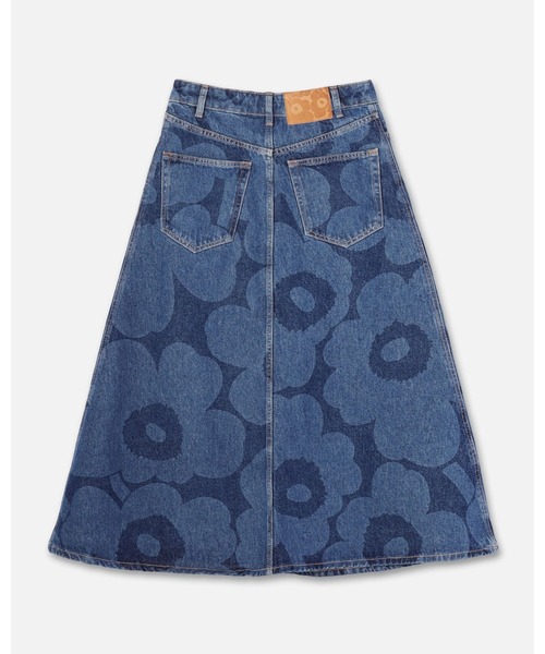 marimekko（マリメッコ）の「【ノベルティ付】《Maridenim》 Suoritus Uni / skirt（デニムスカート・レディース・ネイビー・38/36/34/32/42/40）」の4枚目の写真