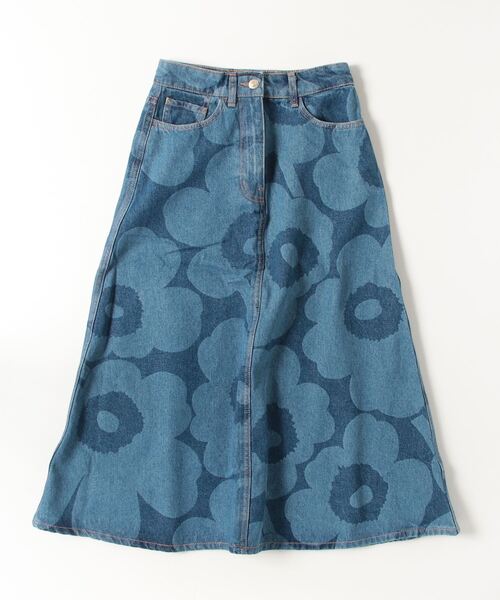 marimekko（マリメッコ）の「【ノベルティ付】《Maridenim》 Suoritus Uni / skirt（デニムスカート・レディース・ネイビー・38/36/34/32/42/40）」の8枚目の写真