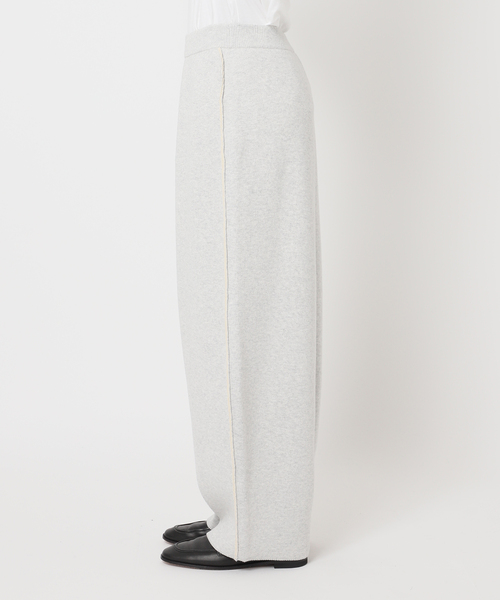 CITYSHOP(シティーショップ)の「“O” BARREL KNIT パンツ(その他パンツ・レディース・グレー/ブラック・36/38)」の3枚目の写真