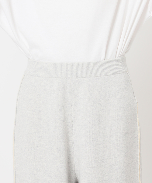 CITYSHOP(シティーショップ)の「“O” BARREL KNIT パンツ(その他パンツ・レディース・グレー/ブラック・36/38)」の6枚目の写真