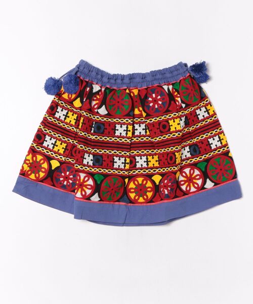 チャイハネ（CAYHANE）/【チャイハネ】スンダナ刺繍ミニスカート チャイハネ】スンダナ刺繍ミニスカート（スカート）｜チャイハネ