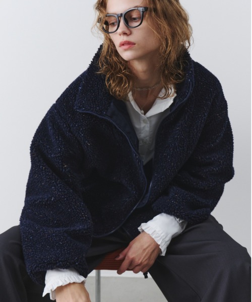 カラーネップボアブルゾン（ブルゾン）｜bita.（ビタ）のファッション