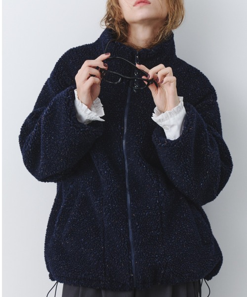 カラーネップボアブルゾン（ブルゾン）｜bita.（ビタ）のファッション