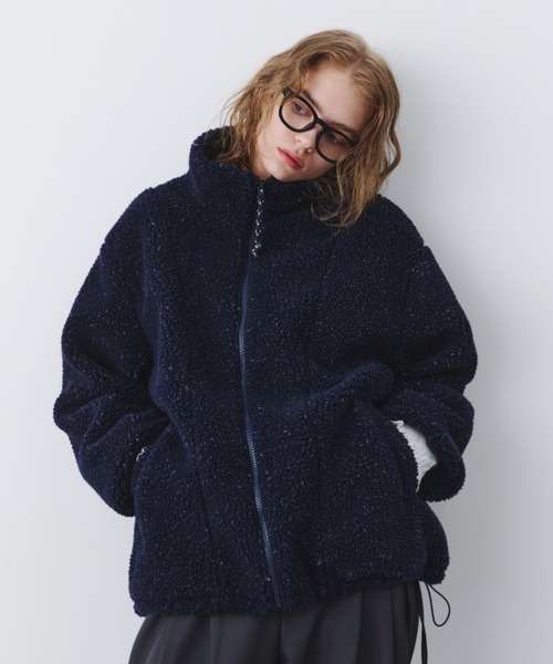 カラーネップボアブルゾン（ブルゾン）｜bita.（ビタ）のファッション