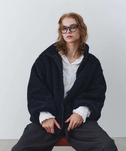 セール】カラーネップボアブルゾン（ブルゾン）｜bita.（ビタ）の