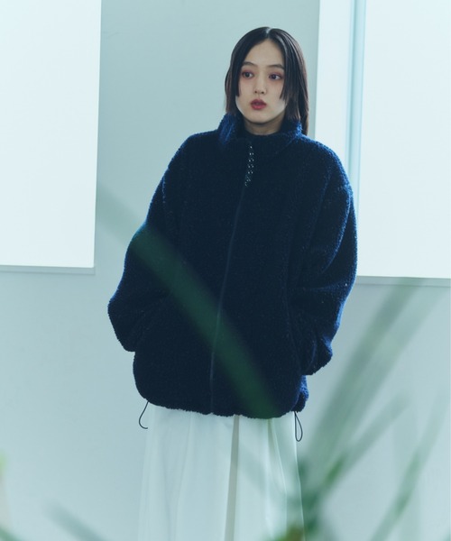 カラーネップボアブルゾン（ブルゾン）｜bita.（ビタ）のファッション