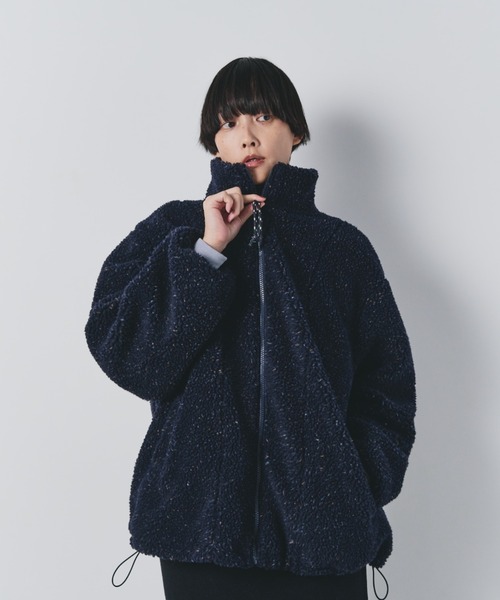 カラーネップボアブルゾン（ブルゾン）｜bita.（ビタ）のファッション