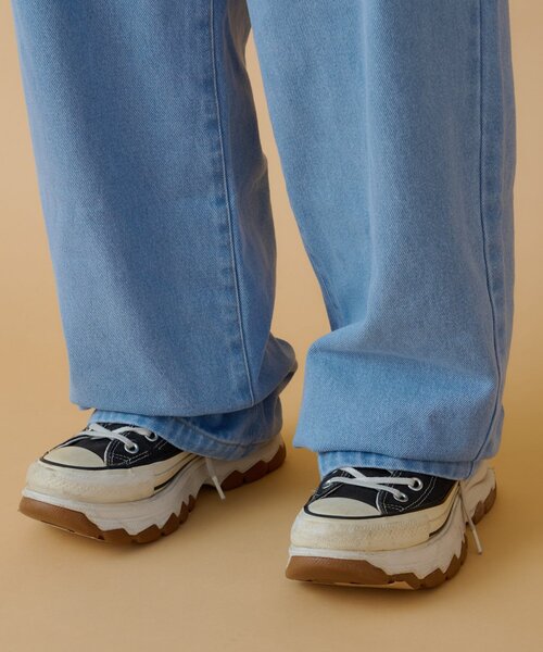 w closet(ダブルクローゼット)の「【あみこ企画】ハートパッチワークデニム(デニムパンツ・レディース・ブルー・FREE)」の20枚目の写真