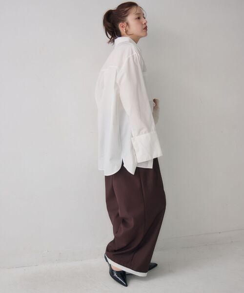 kivi（キヴィ）の「オーバーサイズシャツ（シャツ/ブラウス・レディース・オフホワイト・FREE）」の11枚目の写真