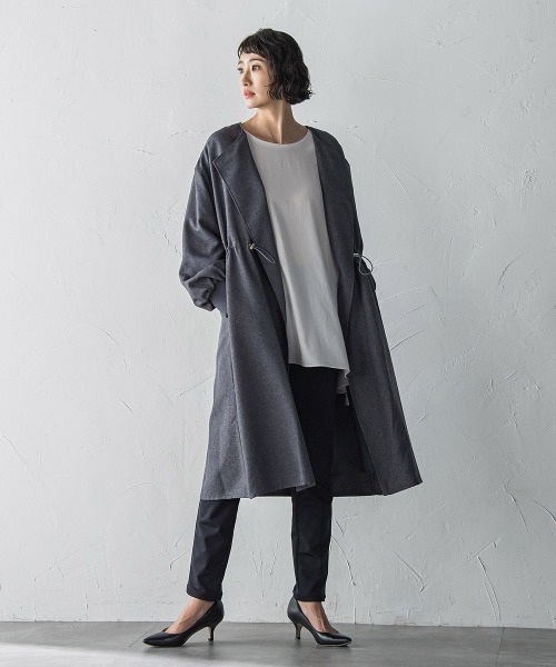 la.f…(ラエフ)の「ノルディスジョーゼットブラウス≪洗濯機で洗える≫(シャツ/ブラウス・レディース・チャコールグレー/ライトグレー・9号/7号)」の22枚目の写真