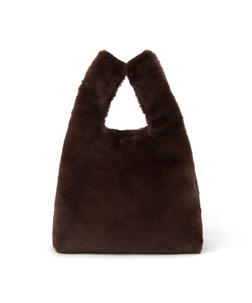 BABY MILO ブラウン ファートートバッグ BABY MILO FUR TOTE BAG（トートバッグ）｜A BATHING APE（ア