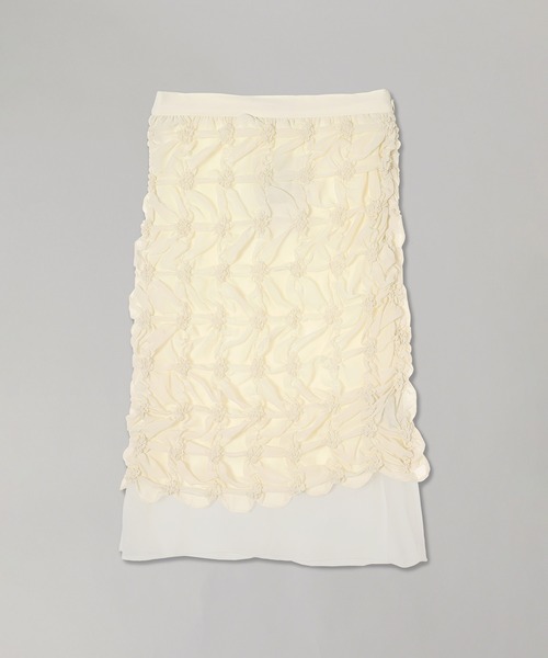 rokh（ロク）の「rokh HOOK AND BAR DIAGONAL SKIRT R2CA106（スカート