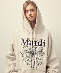 Mardi Mercredi　パーカー Mardi Mercredi パーカー HOODY MARCHE EMBLEM レディース
