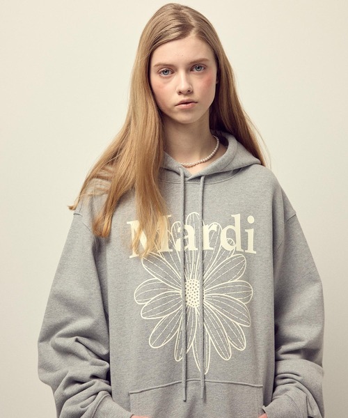 OVERSIZED HOODY FLOWERMARDI（パーカー）｜Mardi Mercredi（マルディ