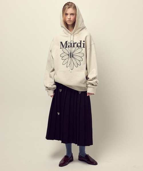OVERSIZED HOODY FLOWERMARDI（パーカー）｜Mardi Mercredi（マルディ