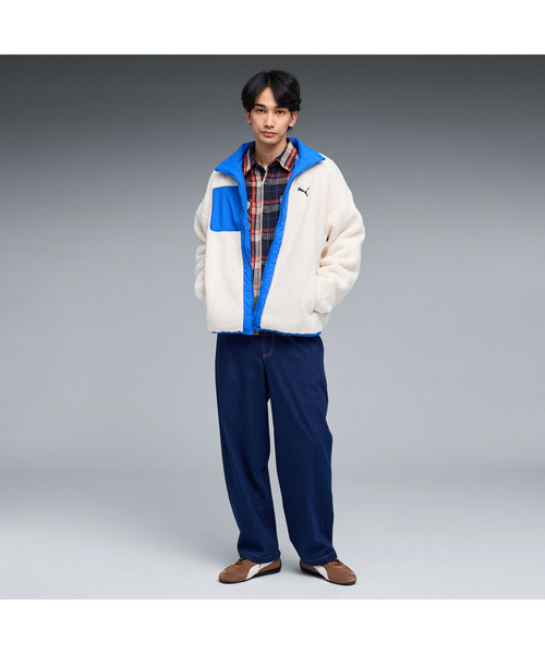 PUMA（プーマ）の「PUMA プーマ メンズ リバーシブル シェルパ ジャケット（ダウンジャケット/コート・メンズ・オフホワイト/ブラック系その他/アーミー・LARGE/MEDIUM/XX-LARGE/SMALL/X-LARGE）」の10枚目の写真