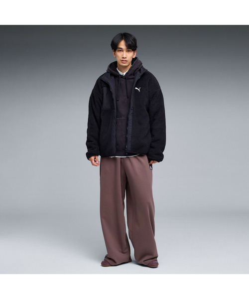 PUMA（プーマ）の「PUMA プーマ メンズ リバーシブル シェルパ ジャケット Reversible Sherpa Jacket（ダウンジャケット/コート・メンズ・オフホワイト/ブラック系その他/アーミー・LARGE/MEDIUM/XX-LARGE/SMALL/X-LARGE）」の18枚目の写真