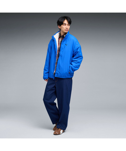 PUMA（プーマ）の「PUMA プーマ メンズ リバーシブル シェルパ ジャケット Reversible Sherpa Jacket（ダウンジャケット/コート・メンズ・オフホワイト/ブラック系その他/アーミー・LARGE/MEDIUM/XX-LARGE/SMALL/X-LARGE）」の11枚目の写真