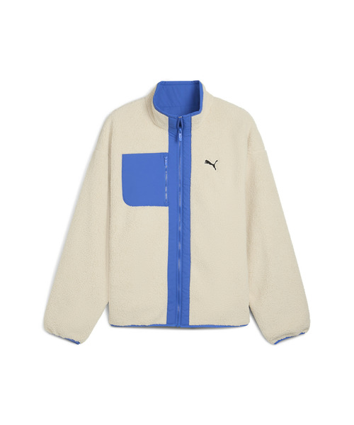 PUMA（プーマ）の「PUMA プーマ メンズ リバーシブル シェルパ ジャケット Reversible Sherpa Jacket（ダウンジャケット/コート・メンズ・オフホワイト/ブラック系その他/アーミー・LARGE/MEDIUM/XX-LARGE/SMALL/X-LARGE）」の10枚目の写真