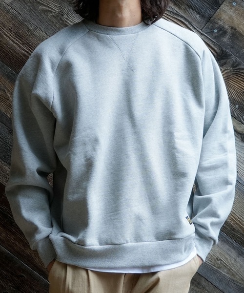 RVCA(ルーカ)の「RVCA メンズ RECESSION CR トレーナー 【2025年秋冬モデル】 @autumn/ルーカクルーネックスウェットトレーナー(SET UP可能)(スウェット・メンズ・ブラック/ヘザーグレー/オフホワイト・SMALL/MEDIUM/LARGE/X-LARGE)」の3枚目の写真
