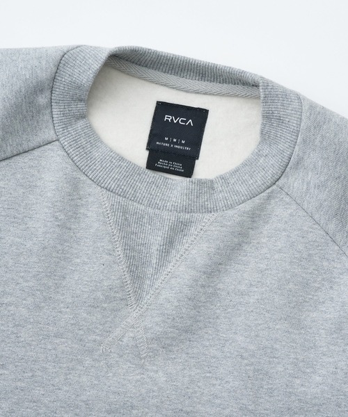 RVCA(ルーカ)の「RVCA メンズ RECESSION CR トレーナー 【2025年秋冬モデル】 @autumn/ルーカクルーネックスウェットトレーナー(SET UP可能)(スウェット・メンズ・ブラック/ヘザーグレー/オフホワイト・SMALL/MEDIUM/LARGE/X-LARGE)」の16枚目の写真