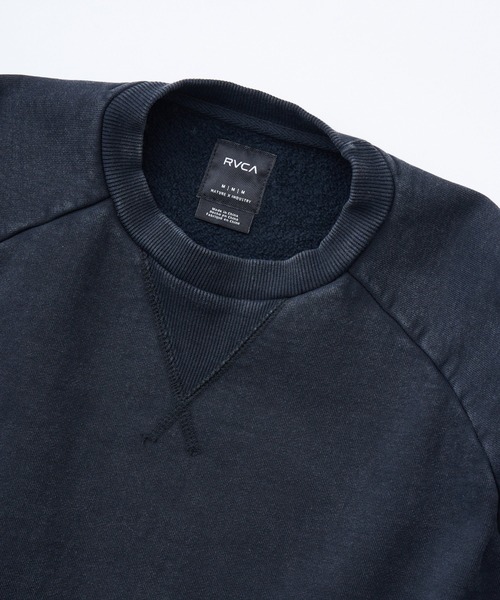 RVCA(ルーカ)の「RVCA メンズ RECESSION CR トレーナー 【2025年秋冬モデル】 @autumn/ルーカクルーネックスウェットトレーナー(SET UP可能)(スウェット・メンズ・ブラック/ヘザーグレー/オフホワイト・SMALL/MEDIUM/LARGE/X-LARGE)」の13枚目の写真