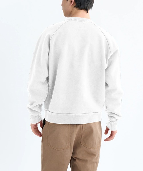 RVCA(ルーカ)の「RVCA メンズ RECESSION CR トレーナー 【2025年秋冬モデル】 @autumn/ルーカクルーネックスウェットトレーナー(SET UP可能)(スウェット・メンズ・ブラック/ヘザーグレー/オフホワイト・SMALL/MEDIUM/LARGE/X-LARGE)」の4枚目の写真