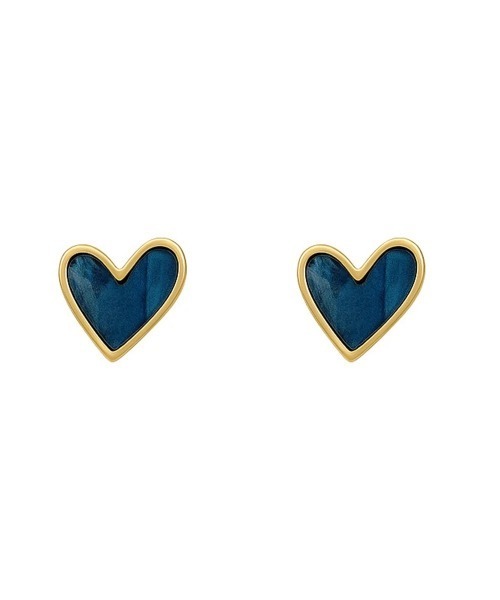 VIBGYOR(ヴィブジョー)の「レディース ハートピアス(BDS)(ピアス(両耳用)・レディース・ホワイト/ブラック/ブルー・FREE)」の10枚目の写真