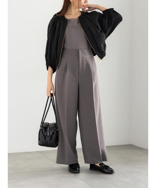 Te chichi（テチチ）の「シアー切替タンクトップ（タンクトップ・レディース・ブラック/グレー/クリーム・F）」の5枚目の写真