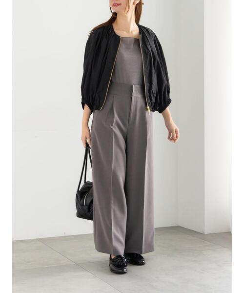 Te chichi（テチチ）の「シアー切替タンクトップ（タンクトップ・レディース・ブラック/グレー/クリーム・F）」の6枚目の写真