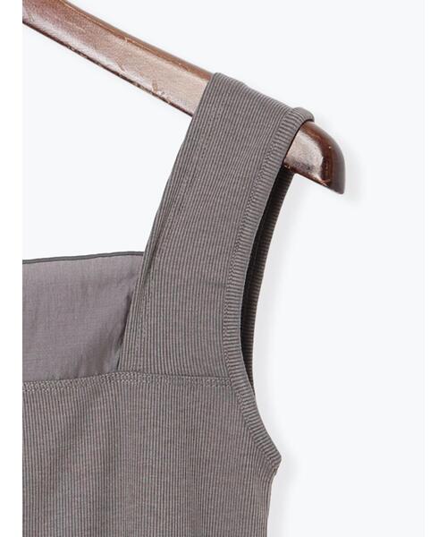 Te chichi（テチチ）の「シアー切替タンクトップ（タンクトップ・レディース・ブラック/グレー/クリーム・F）」の16枚目の写真