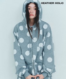 Heather | HOLiC ドットフリルフーディー 600852(パーカー)
