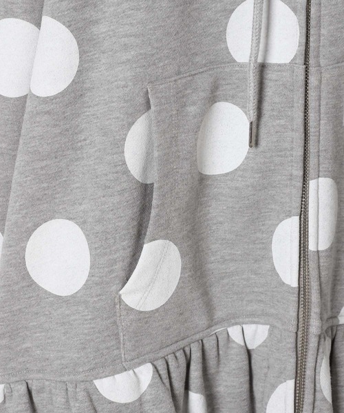 Heather（ヘザー）の「HOLiC ドットフリルフーディー　600852（パーカー・レディース・グレー/ネイビー/アイボリー・FREE）」の11枚目の写真