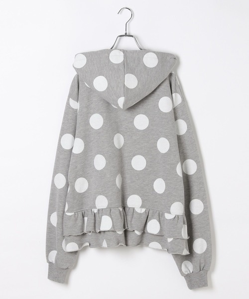 Heather（ヘザー）の「HOLiC ドットフリルフーディー　600852（パーカー・レディース・グレー/ネイビー/アイボリー・FREE）」の16枚目の写真