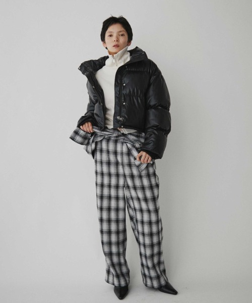 VION(ヴィオン)の「セットアップスタイルチェックジャンプスーツ / Setup Style Check Jumpsuit(つなぎ/オールインワン・レディース・ブラウン/ブラック・SMALL/MEDIUM)」の22枚目の写真