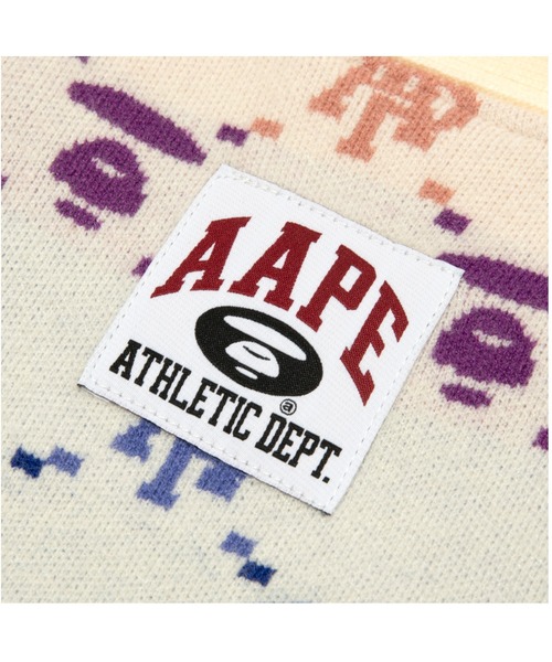 AAPE BY A BATHING APE(エーエイプバイアベイシングエイプ)の「AAPE KNIT CARDIGAN(カーディガン/ボレロ・メンズ・ネイビー/アイボリー・LARGE/MEDIUM/SMALL)」の6枚目の写真